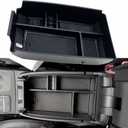 JOJOMARK Compatible with Ford Escape 2020 2021 2022 2023 2024 2025, Bronco Sport 2021-2023 2024 2025 Accessories Center Console Tray Organizer, Armrest Secondary Storage Box (Black)