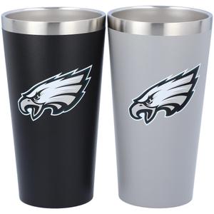 The Memory Company Officially Licenced NFL 30OZ Tumbler Set - 2-Pack Home & Away Stainless Steel Insulated Tumblers with Straws, Double Wall Vacuum Sealed Football Fan Drinkware