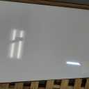TSJ OFFICE Glass Dry-Erase Board - 48 x 32 Inches Wall Mounted Black Glass Magnetic Whiteboard, Large Frameless White Board for Office, Home & School