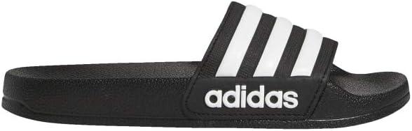 adidas Kids' Adilette Shower Slide (10 Toddler, Core Black/White/Core Black)