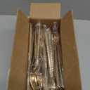 Rubtlamp 90Pcs Gold Plastic Silverware, Gold Disposable Utensils, Hammered Plastic Silverware, Gold Plastic Forks And Spoons Set Include 30 Forks, 30 Knives,30 Spoons For Easter
