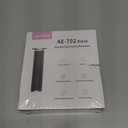 4.8IN Longer Electric Foot Callus Remover with 80pcs Sandpaper Discs, Professional Aluminum Callus Remover for Feet, Stepless Speed Control Pedicure Tools for Dead Skin (Black)