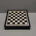 15 "Wooden Chess Set, Large Size Board, Built-in Storage Drawer - 2 Extra Queens - Wooden Chess Pieces - Gift wrap, Adult and Children's Board Games