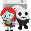 KIDS PREFERRED Disney Cuteeze 2 Pack Nightmare Before Christmas Jack and Sally Stuffed Animal Plush Toy - for Babies and Toddlers, Multicolor,6 inches