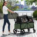 Jeep Sport Stroller Wagon by Delta Children, Black/Green