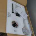 52" Ceilling Fan with Light Chandelier Fan Modern DC Motor Dimmable Led Fandelier Ceiling Fan with Light for Bedroom, Living Room (Silver)