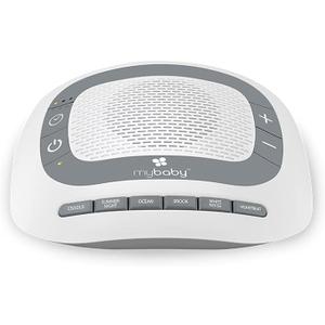 MyBaby SoundSpa White Noise Machine for Babies | 6 Soothing Lullabies for Newborns, Sound Therapy for Travel, Relaxing, Kids, Newborns, Baby Songs, Adjustable Volume, Auto-off Timer, By HoMedics (1 Count (Pack of 1)