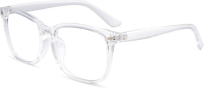 Non Prescription Glasses for Men Women Square Clear Lens Eyeglasses
