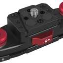 Quick Release Shoulder Strap Mount Plate Clamp Camera Clip Action Camera Shoulder Strap Belt Clamp Quick Switch Kit (Red)