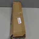 TONIAL Curtain Rods 32 to 58 Inch(2.6-4.8ft), Telescoping Splicing 3/4 Single Rods for Windows 20 to 53 Inch(1.7-4.4ft) Decorative Drapery Rod with Acrylic Diamond Finial, Nickel