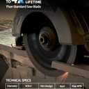 7 Inch Diamond Blade, 7/8 Inch Arbor, 7'' Super Thin Diamond Tile Blade for Angle Grinder & Tile Saw, General Purpose Diamond Cutting Wheel for Ceramic, Tile, Marble, Granite, Brick, Porcelain