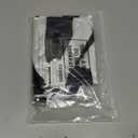 16 x 46 Inch Christmas Tree Topper Extra Large Black and White Striped Christmas Bow Giant Coquette Bow Gift Decor for Xmas Tree Wreath Wall Birthday Wedding Holiday Party Decorations