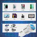 2 x [Apple MFi Certified] iPhone Fast Car Charger, Dual USB A Rapid Car Charger with 2x3Ft Lightning Cable Cord Compatible for iPhone 14/13/12/11/Pro Max/XS/XR/X/8 Plus/7/SE, iPad, Airpods