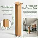 Golf Club Shipping Box,5 Pack,4"L x 4"W x 48"H Corrugated Boxes