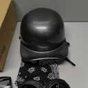 Vintage Open Face Motorcycle Helmet with Goggles, DOT Approved Half Helmet for Men & Women, Retro Jet Scooter Moped Cruiser Chopper Street Bike Helmet (X-Large, Gray)