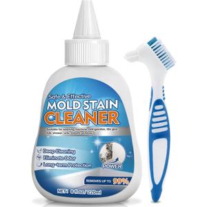 Mold Stain Cleaner Gel, 8 FL oz Heavy-Duty Household Cleaner for Washing Machine Gasket, Shower Caulk, Bathroom Grout & Front Loader Seal