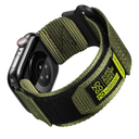 Nereides Compatible with Apple Watch Series 11 Band Series 10/9/8/7/6/5/4/SE/SE2/SE3/Ultra 3/2/1, Nylon Sports Strap with Woven Design for 49mm/46mm/45mm/44mm (L, Army Green)