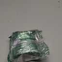 MEEDEE Silver Metallic Wired Ribbon 2.5 Inch Metallic Silver Trim Crinkle Wired Ribbons Silver Ribbon for Gift Wrapping, Christmas Tree, Wreath Supplies, Large Bow Making (10 Yards)