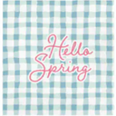 8 x Hello spring dinner napkins 16-pack