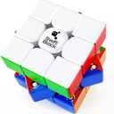 355S Magnetic 3x3 Speed Cube, 48 Magnets Classic Magic Cube Original Stickerless Fast Smooth Great Corner-Cutting Solving Puzzle Game Brain Toy for Kids and Adult