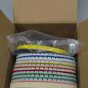 Diamond Polishing Pads 5 Inch with 5/8-11 Hook & Loop Backing Pads, 10pcs Wet/Dry Concrete Polish Tools Kit for Drill, Grinder, Polisher, 50-3000 Grit Polishing Set for Marble Granite Quartz Stone