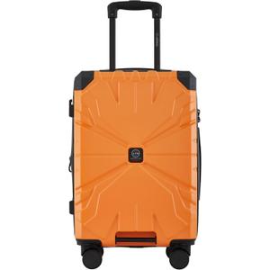 Wrangler ATG Alpine 22" Expandable Rolling Hardside Carry-On Luggage, Blazing Orange