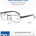 5PCS Reading Glasses Men - Blue Light Blocking Computer Metal Thin Frame Readers For Mens/Women2.50