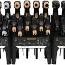 Wheeler 30 Piece SAE/Metric Hex and Torx P-Handle Set for Pistol Rifle Handgun Gunsmithing Rebuild and Maintenance, Black, Yellow, Gray