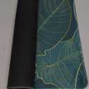 Auhoahsil Desk Mat, Ultra Large Mouse Pad, XXL Gaming Mousepad, Green Tropical Leaves Deskpad, Big Extended Full Size Mouse Pad, Desktop Desk Matt for Keyboard, Laptop & Computer, 35.5 x 15.7 in (01 Beach Palm Tree Leaves)