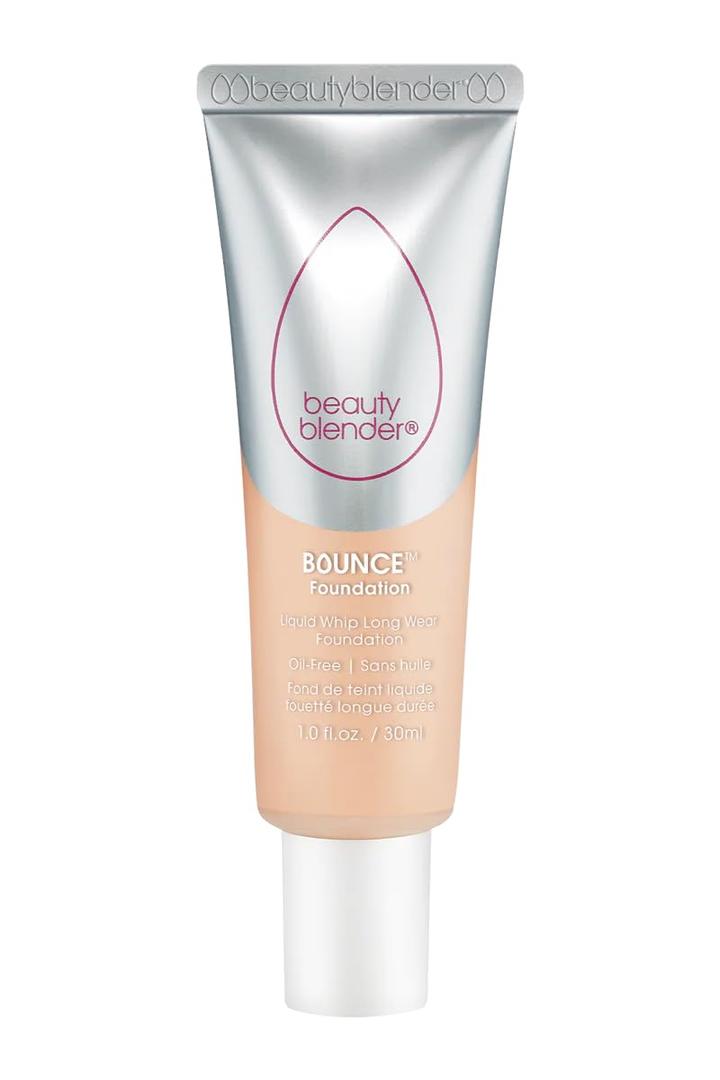 Beautyblender Bounce Liquid Whip Long Wear Foundation, Full Coverage Natural Matte Makeup Foundation, Oil Free 24 Hour Wear, 2.10 C Light Buff Version 2.0