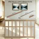 Board and Batten Wainscoting Panel Kit,MDF Premade Paintable Panel,54X96in