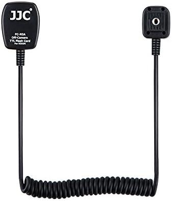 Flash TTL Cord JJC Off-Camera Flash Hot Shoe Cord for Nikon Z5 Z6 Z6II Z7 Z7II D6 D5 D780 D850 D810 D750 D500 D7500 D7200 D5600 D5500 D5300 D3500 D3400 Replaces Nikon SC-28 Cord -1.3m