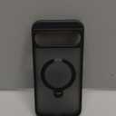 TORRAS 360 Spin Magnetic Stand for Google Pixel 9 Pro XL case, 12FT Mil-Grade Drop Protection, Compatible with Magsafe, Slim Google Pixel 9 Pro XL Phone Case with Kickstand, Black