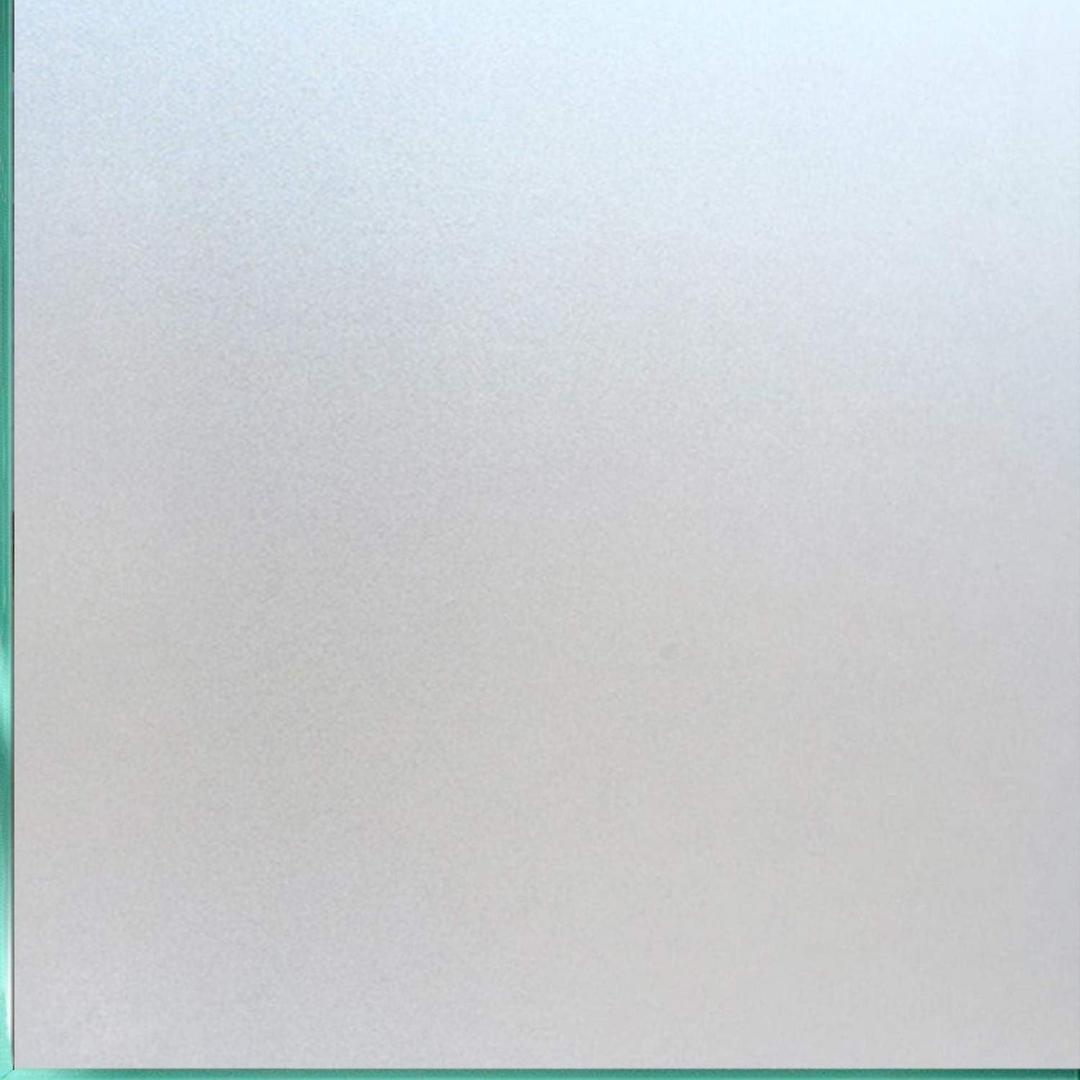 Coavas Window Privacy Film Frosted Glass Static Cling UV Sun Blocking Heat Control Window Tint Day and Night Insulation Home Bathroom Door Decorative Frosting Cover (23.6 x 78.7 Inch, Pure)