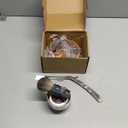 Grandslam Shaving Straight Razor Kit, Steel Cutthroat Straight Razor With Leather Strop, Shave Brush, Stainless Steel Shaving Bowl and Stand, Gift for Men (Silver)