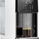 UV Countertop Reverse Osmosis Water Filter System, Hot RO System, 8 Stage Water Purifier, 7L Large Water Tank for Home, 4:1 Pure to Drain, Reduce TDS PFAS, BPA Free (No Installation Required) (White)