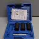 Orion Motor Tech Twist Socket Tool Set, 1/2" Drive 5pc Nut and Bolt Extractor Set, Rounded Bolt & Stripped Lug Nut Remover Tool Kit