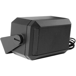 External Speaker Rectangular, 3.5mm Plug Car Radio External Speaker Mini Extrnal Transceiver Car Accessory for Radio Scanner
