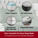 Mellanni Extra Deep King Sheets - 4 PC Iconic Collection Bedding - Hotel Luxury, Ultra Soft, Cooling Bed Sheets - Wrinkle, Fade, Stain Resistant (King, Sage), King - EXTRA DEEP pocket
