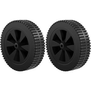 463344015 G437-0037-W1 7 Inch Wheels Replacement Parts for Charbroil Grill Wheels 463436215 463370516 463341918 Plastic Wheels Charbroil Grill Accessories BBQ Wheels 2pcs