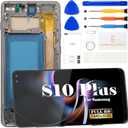TFT for Samsung S10 Plus LCD for Samsung Galaxy S10 Plus SM-G975U Screen Replacement for Samsung Galaxy S10 Plus LCD Digitizer Touch Screen Replacement with Frame (Not Fingerprint Function)