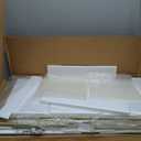 Glass Coffee Table, Modern Rectangular Coffee Table for Living Room, Minimalist Center Tea Table with Sturdy Metal Frame for Apartment, Office, Easy Assembly, 39.4 x 19.7 x 17.7 Inches, Golden