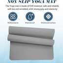 10 Pack Yoga Mats Bulk, 68'' x 24'' x 4mm Thick Yoga Mats for Kids and Adult Gym Mats Bundle Latex Free Exercise Mats with Non Slip Texture for Outdoor Yoga, Pilates or Workout