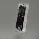 UNA GELLA Metallic Nail Art Brushes, Liner Pens Set 5Pcs For Nail Art Gel Polish - Thin Detail Nail Art Design Painting Brush Set For Nails Gel Fine Drawing Nail Tools Sizes 7/9/11/15/25mm