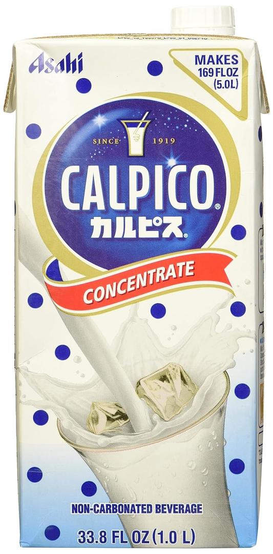 CALPICO Concentrate, Non-Carbonated Beverage Concentrate, Hint of Citrus Flavor, No Artificial Colors Or Preservatives, Unique Sweet and Tangy Asian Drink, (Pack of 1) (EXP 10/28/26)