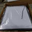 Buruis 24 x 30 Inch Medicine Cabinet with LED Lights and Mirror, Recessed/Wall Mounted Bathroom Cabinet, 3-Color Light, Defogger, Memory Function, Outlet & USB, Dimmer, Black