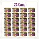 Purina Fancy Feast Savory Centers With Beef Wet Cat Food Pate with Gourmet Gravy Center - (Pack of 24) 3 oz. Cans (EXP 03/31/28)