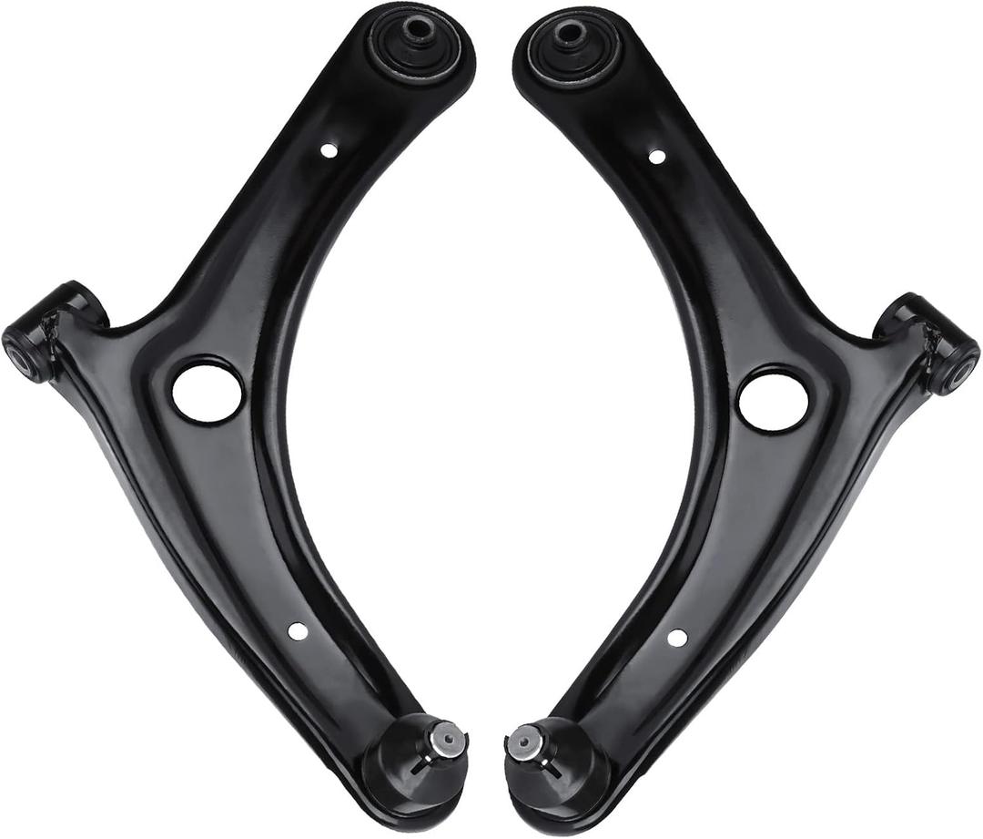 2Pcs Front Lower Control Arm w/Ball Joint for 2007-2012 Dodge Caliber, Jeep Compass Patriot 2007-2017 Suspension Kit CMS25189 CMS25188 K620065 K620066
