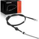A-Premium Rear Passenger Parking Brake Cable Assembly | Compatible with Mitsubishi Models - Lancer 2004 2005 2006 2007