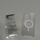 Miracase Magnetic for iPhone 15 Pro Max Case 6.7'' [Compatible with Magsafe] Full-Body Drop Proof Bumper Phone Case for iPhone 15 Pro Max with Built-in 9H Tempered Glass Screen Protector,Clear